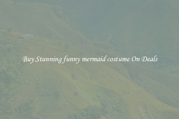 Buy Stunning funny mermaid costume On Deals