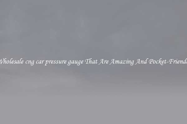 Wholesale cng car pressure gauge That Are Amazing And Pocket-Friendly