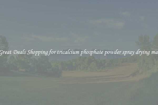 Get Great Deals Shopping for tricalcium phosphate powder spray drying machine