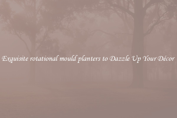 Exquisite rotational mould planters to Dazzle Up Your Décor 